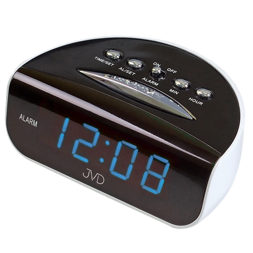 JVD SB1709.2 - 14x4,5cm - Budzik elektroniczny sieciowy