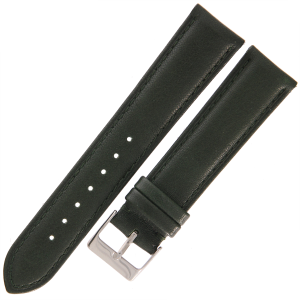 TEKLA E80S - 20mm - ZIELONY - Skórzany pasek do zegarka