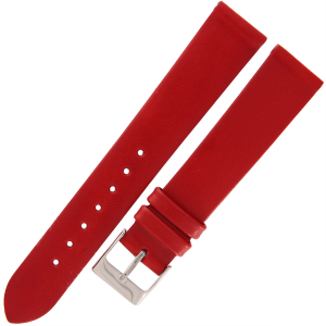 TEKLA G3 - 18mm - Gładki - CZERWONY - Skórzany pasek do zegarka