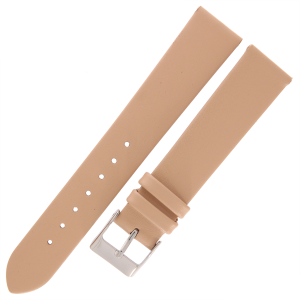 TEKLA G10 - 18mm  - Gładki - KREMOWY - Skórzany pasek do zegarka