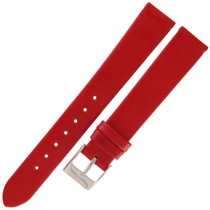 TEKLA G3 - 16mm - Gładki - CZERWONY - Skórzany pasek do zegarka