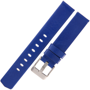 TEKLA T4 - 18mm - Niebieski - Skórzany pasek do zegarka