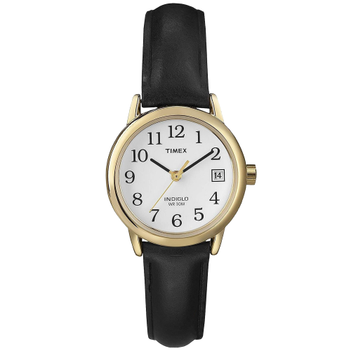 TIMEX T2H341 - Easy Reader - Damski - Zegarek na pasku skórzanym