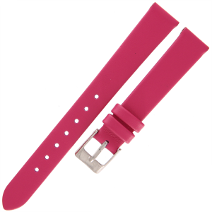 TEKLA G10C - 14mm - Gładki - CIEMNY RÓŻOWY - Skórzany pasek do zegarka