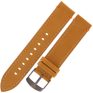 TIMEX PW4B24700 - 20mm - JASNY BRĄZ - Skórzany pasek do zegarka TW4B24700
