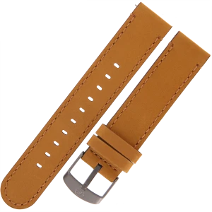 TIMEX PW4B12300 - 20mm - JASNY BRĄZ - Skórzany pasek do zegarka TIMEX TW4B12300