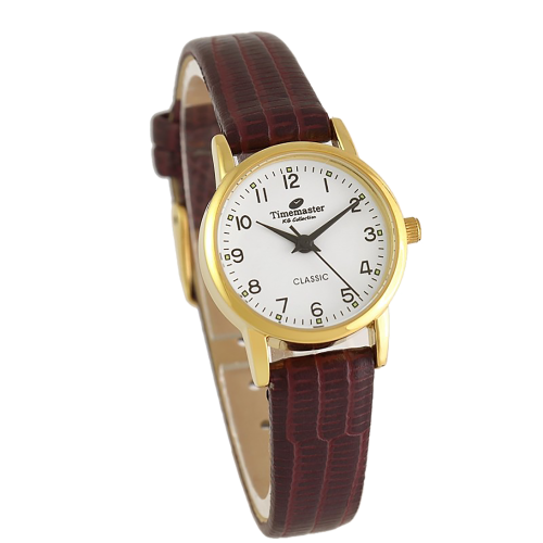 TIMEMASTER 026/76 - Damski - Klasyczny zegarek na pasku skórzanym