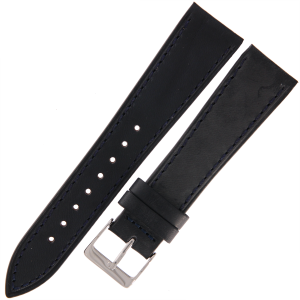 TEKLA EP40 - 22mm - Gładki - GRANATOWY - Skórzany pasek do zegarka