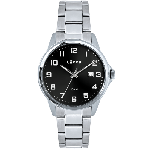 LAVVU LWM0281 - Hamre Black - Męski - Zegarek na bransolecie