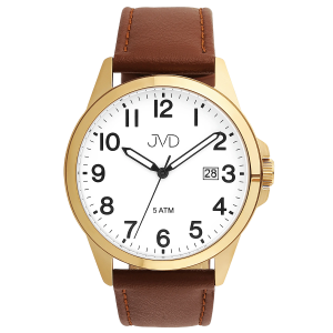 JVD J1131.8 - Classic - Męski - Zegarek na pasku skórzanym