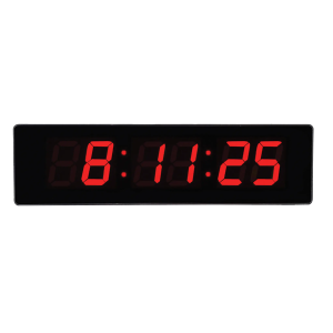 JVD DH4813.1 - 49,5x13cm - Czarny/Czerwony - Zegar elektroniczny