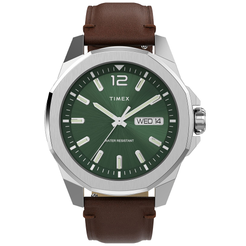 TIMEX TW2W14000 - Essex - Męski - Zegarek na pasku skórzanym
