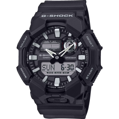 CASIO GA-010-1AER - G-Shock - Męski - Zegarek kwarcowy
