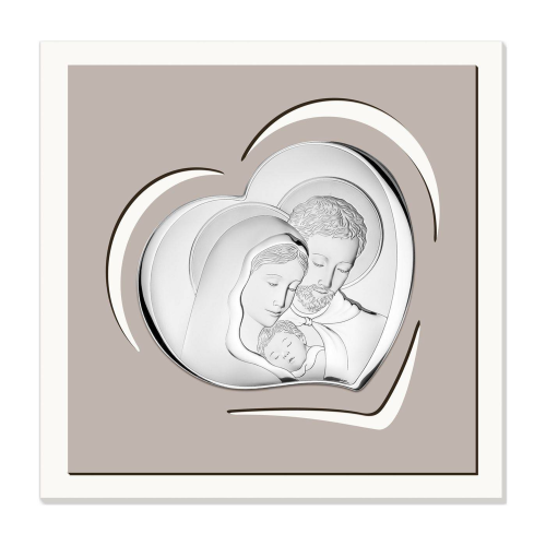 VALENTI - 17x17cm - Obrazek ŚWIĘTA RODZINA na podwójnym panelu