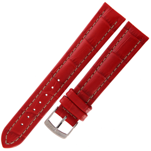 MORELLATO Plus - CZERWONY - 18mm - Skórzany pasek do zegarka
