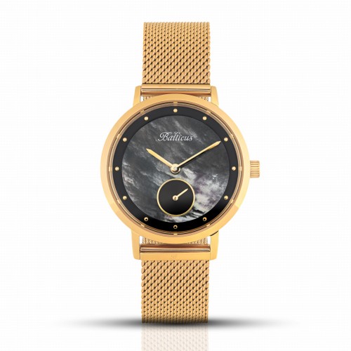 BALTICUS New Sky Gold/Black Pearl - Damski - Zegarek kwarcowy