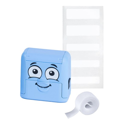 COLOP My Marky 20 - Niebieski - Pieczątka do odzieży z tasiemką i etykietami