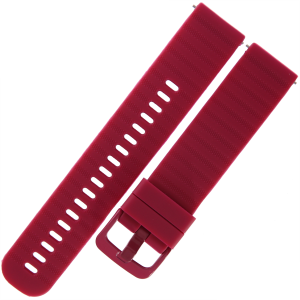 TEKLA SQH9 - 22mm - BORDOWY - Silikonowy pasek do zegarka lub smartwatcha