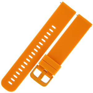 TEKLA SQK7 - 20mm - ŻÓŁTY - Silikonowy pasek do zegarka lub smartwatcha