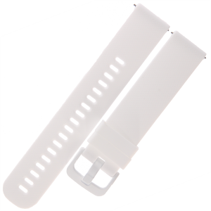 TEKLA SQK5 - 22mm - BIAŁY - Silikonowy pasek do zegarka lub smartwatcha