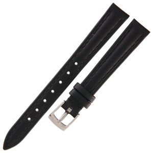 TEKLA EZ10 - 12mm - CZARNY - Skórzany pasek do zegarka