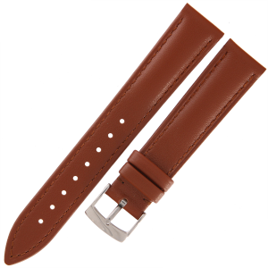 TEKLA EZ20A - 18mm - JASNY BRĄZ - Skórzany pasek do zegarka