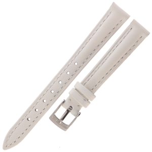 TEKLA EZ50 - 12mm - BIAŁY - Skórzany pasek do zegarka