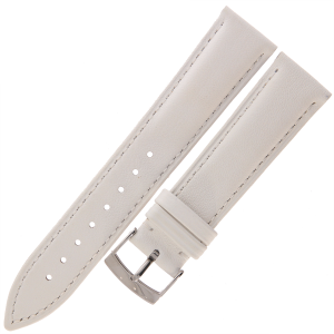 TEKLA EZ50 - 20mm - BIAŁY - Skórzany pasek do zegarka