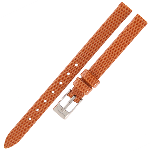 TEKLA J3B - 08mm - Jaszczurka - POMARAŃCZOWY - Skórzany pasek do zegarka