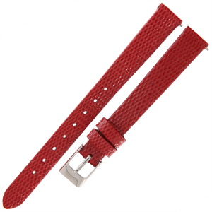 TEKLA JQ3 - 12mm - Jaszczurka - CZERWONY - Skórzany pasek do zegarka