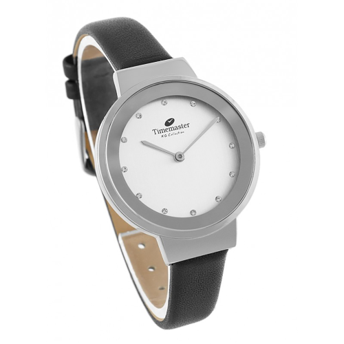 TIMEMASTER 269/01 - Damski - Elegancki zegarek na pasku skórzanym