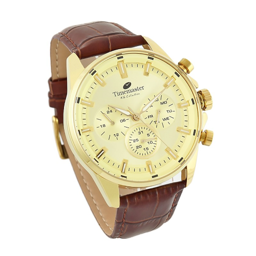 TIMEMASTER 271/05 - Multidata - Męski - Zegarek na pasku skórzanym