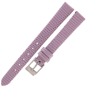 TEKLA J11N - 12mm - Jaszczurka - FIOLETOWY - Skórzany pasek do zegarka