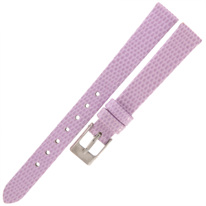 TEKLA J11 - 12mm - Jaszczurka - FIOLETOWY - Skórzany pasek do zegarka