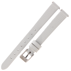 TEKLA JQ5 - 12mm - Jaszczurka - BIAŁY - Skórzany pasek do zegarka