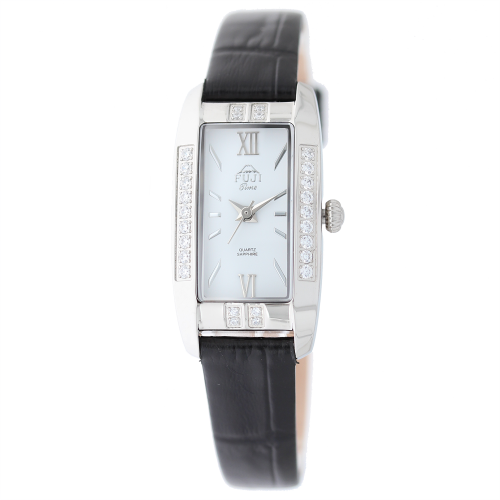FUJI Time M7135LQS - WHITE - Damski - Zegarek kwarcowy na pasku