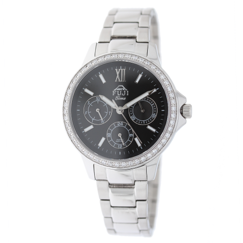 FUJI Time M7136LQS - Elegant Multidata - Damski - Zegarek na bransolecie