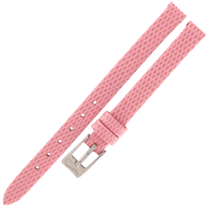 TEKLA J10A - 08mm - Jaszczurka - JASNY RÓŻOWY - Skórzany pasek do zegarka