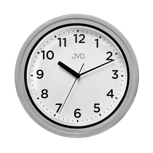 JVD SH5913.2 - 33cm - SZARY - Zegar ścienny wodoodporny
