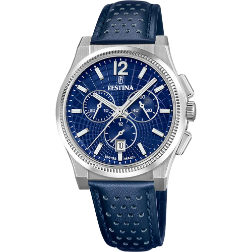 FESTINA F20060/2  - Swiss Made Chrono - Męski - Zegarek kwarcowy