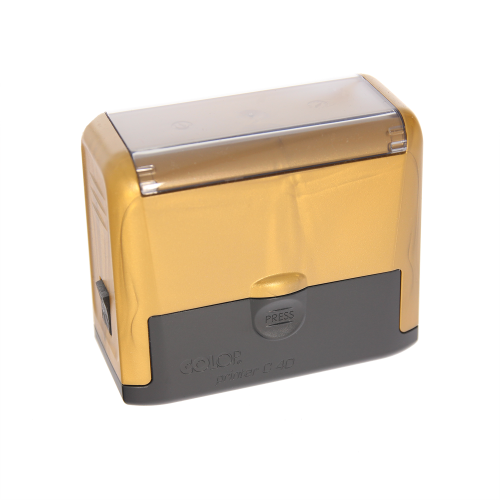 COLOP C40 PRO - 59x23mm - ZŁOTY - Pieczątka samotuszująca
