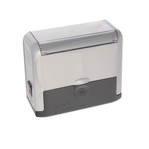COLOP C40 PRO - 59x23mm - SREBRNY - Pieczątka samotuszująca