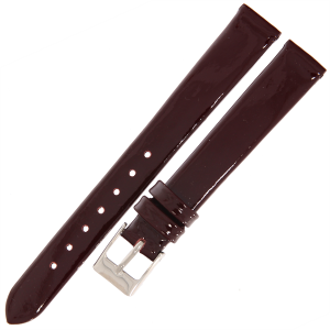 TEKLA G2P - 14mm - BRĄZOWY (lakierowany) - Skórzany pasek do zegarka