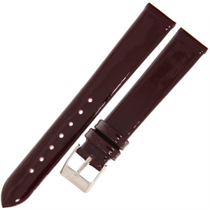 TEKLA G2P - 16mm - BRĄZOWY (lakierowany) - Skórzany pasek do zegarka