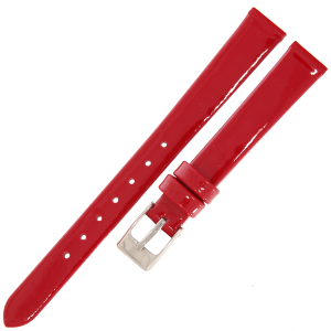 TEKLA G3P - 12mm - CZERWONY (lakierowany) - Skórzany pasek do zegarka