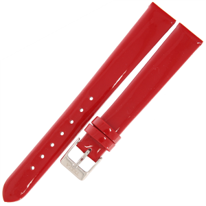 TEKLA G3P - 14mm - CZERWONY (lakierowany) - Skórzany pasek do zegarka