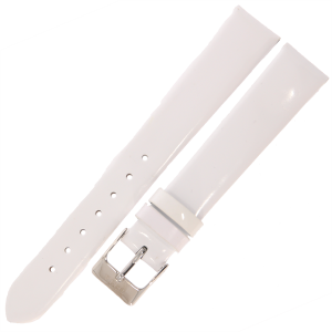 TEKLA G5P - 16mm - BIAŁY (lakierowany) - Skórzany pasek do zegarka