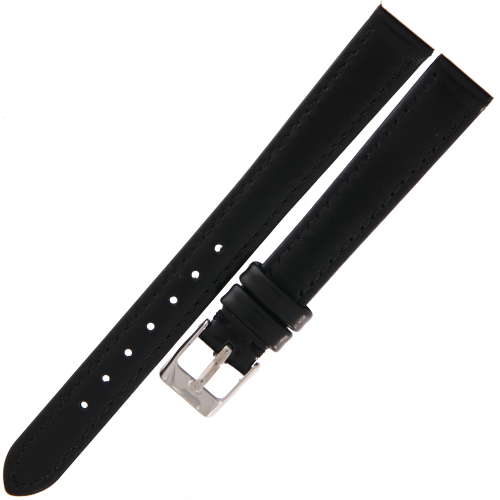 TEKLA Z10 XL - 14mm - CZARNY - Skórzany pasek do zegarka