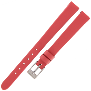 TEKLA GN15 - 10mm - Gładki - KORALOWY - Skórzany pasek do zegarka