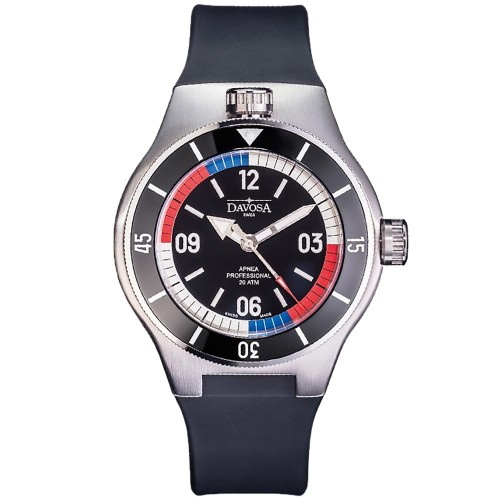 DAVOSA 161.568.55 - Apnea Diver Automatic - Męski - Zegarek na pasku gumowym